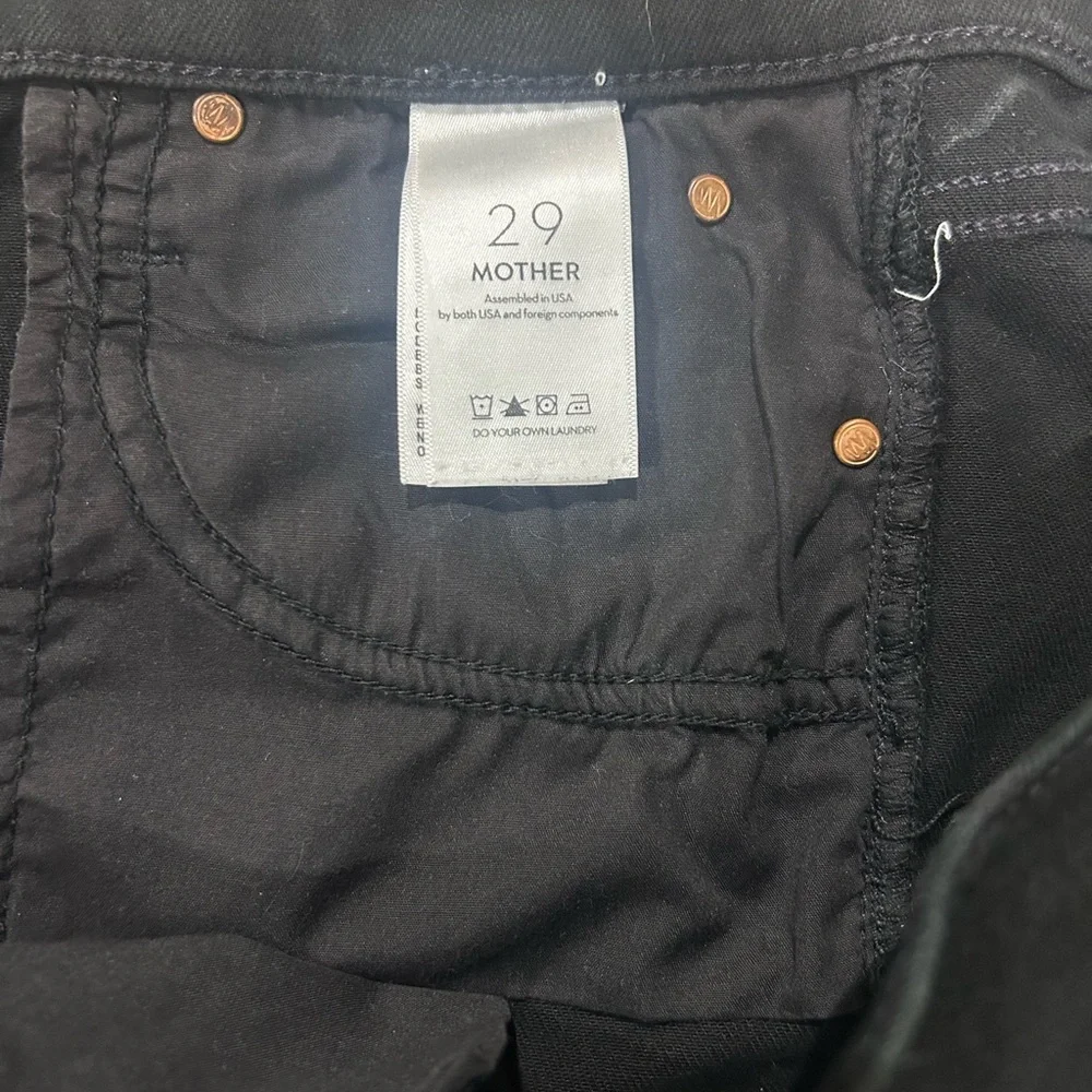MOTHER Women’s Black Jeans - Picture 3 of 5